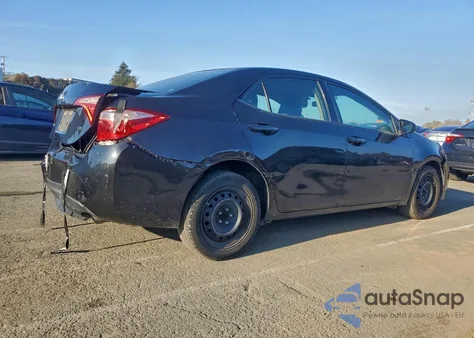2017 Toyota Corolla L z USA, uszkodzony, nr VIN 5YFBURHE7HP572220